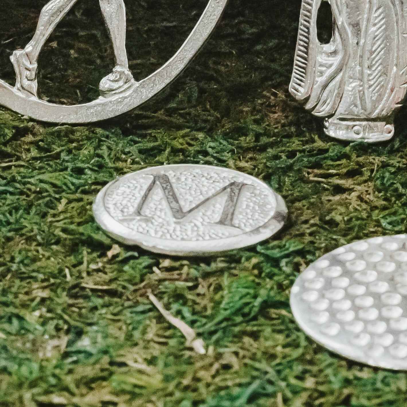 Monogram Golf Ball Marker - Lucky Coin for Golfer - Gift Ideas for Father's Day