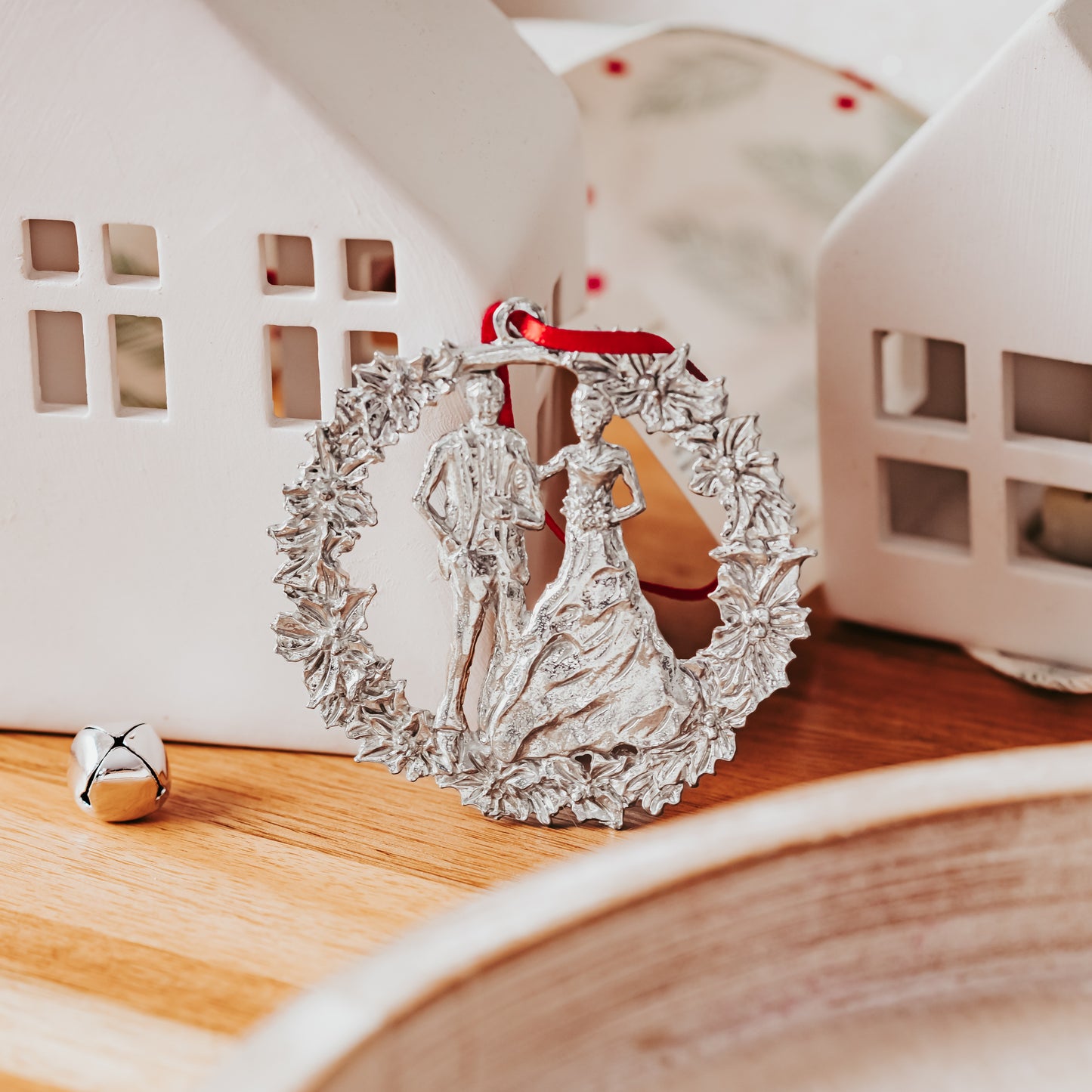 First Christmas Gifts - First Home - First Christmas Together - Bride and Groom - Christmas Ornaments