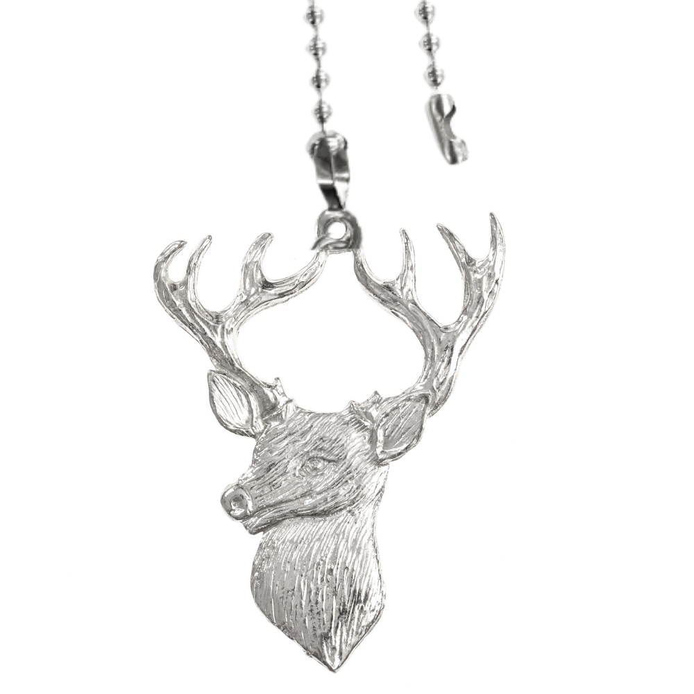 Handmade Deer Gifts - Pewter Reindeer Ornaments - Several Designs