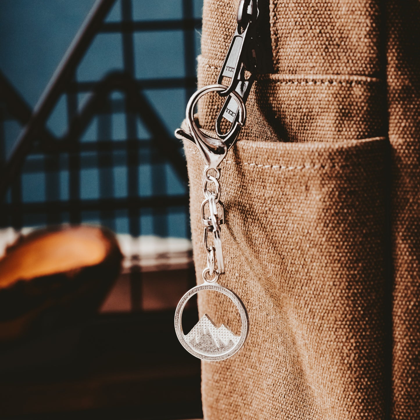 Handmade Mountain Jewelry - Mountain Pendant Necklace and Earrings