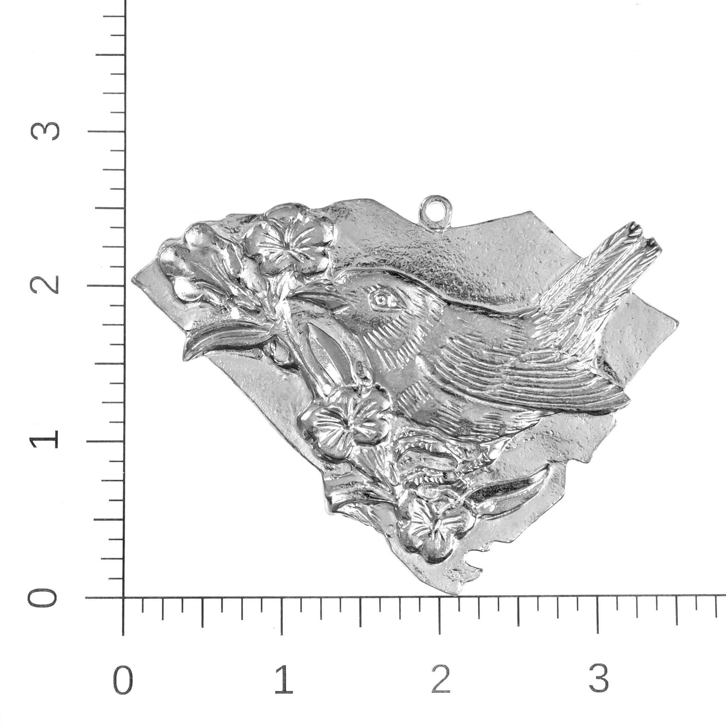 South Carolina SC State Outline Symbols Keepsake Christmas Holiday Ornament Pewter