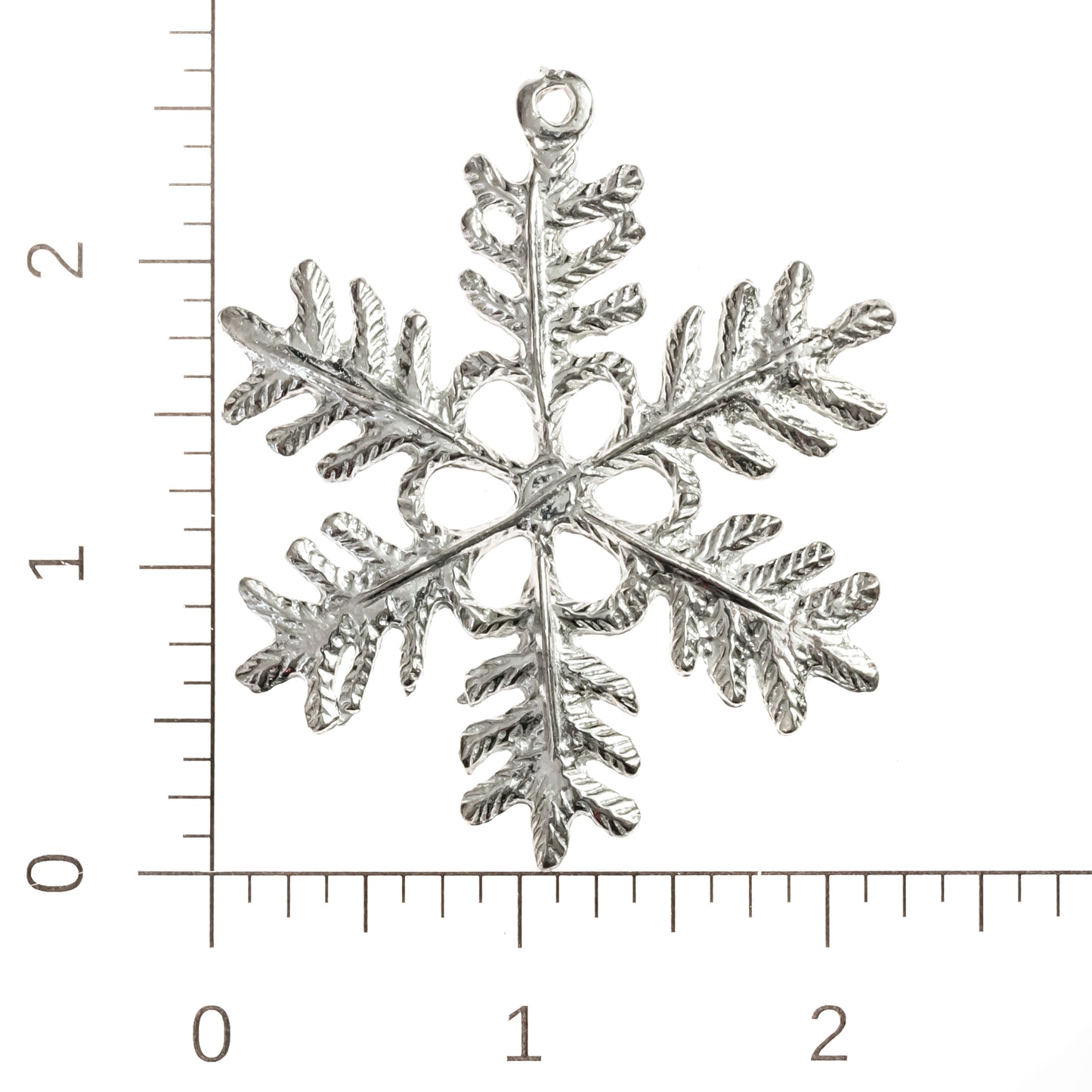 Pewter Snowflake Christmas Ornament - Several Designs - Individual or Gift Set of 7