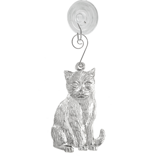 Cat Gifts - Siamese - Persian - Domestic - Climbing - Suncatcher - Keychain - Christmas Ornament