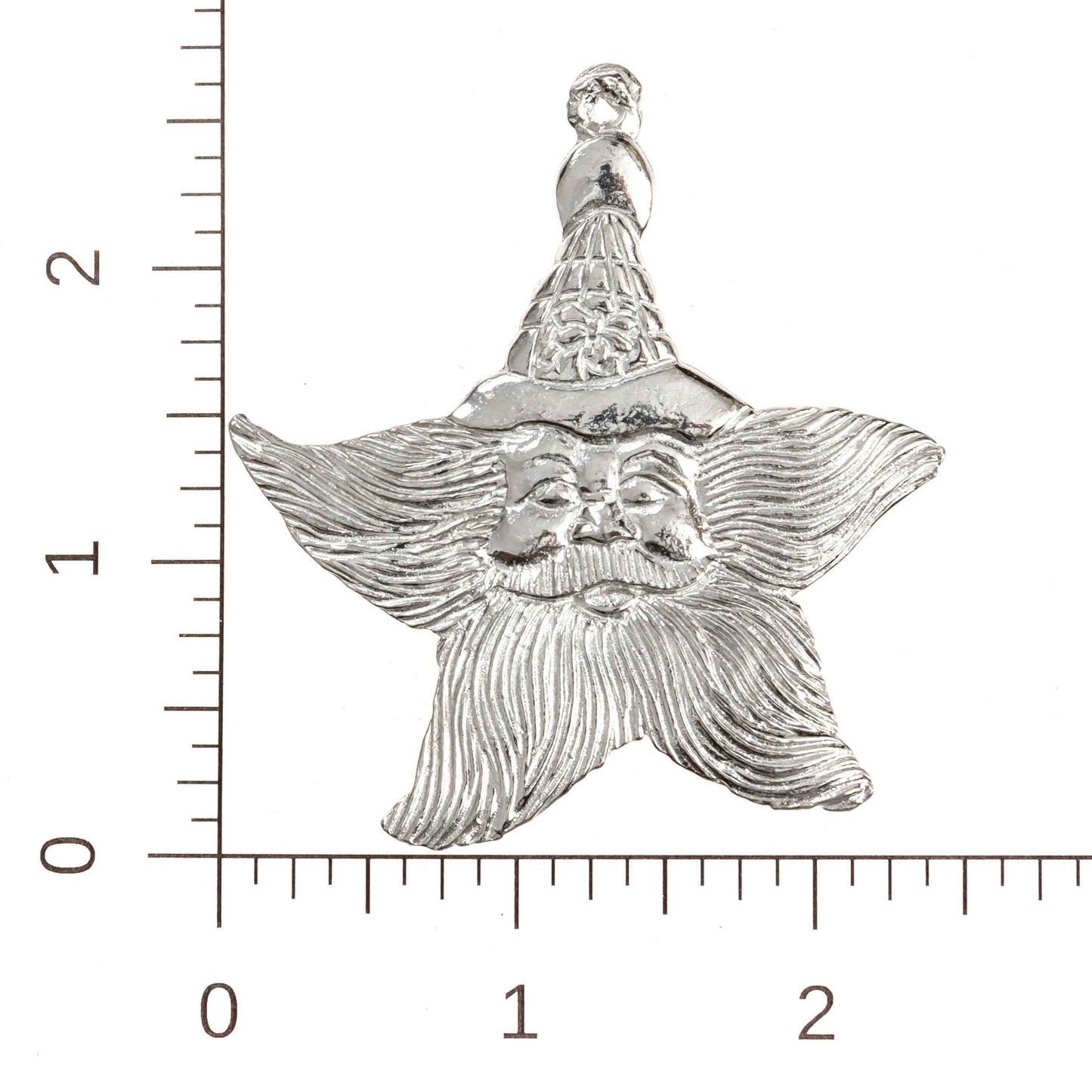 Santa Claus Star Christmas Ornament