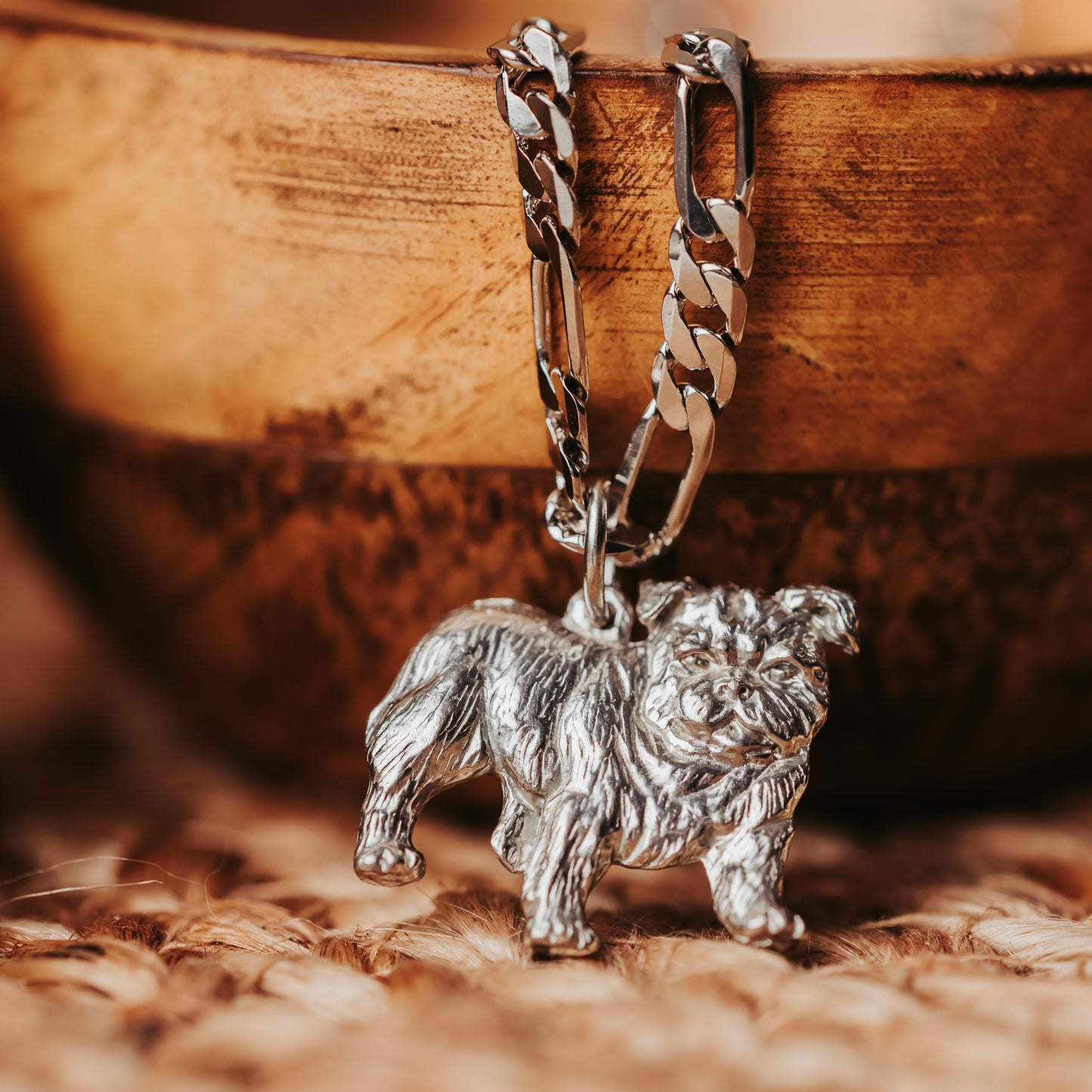 Bulldog Necklace for Man