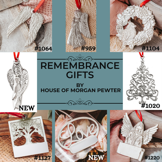 Pewter Remembrance Ornaments