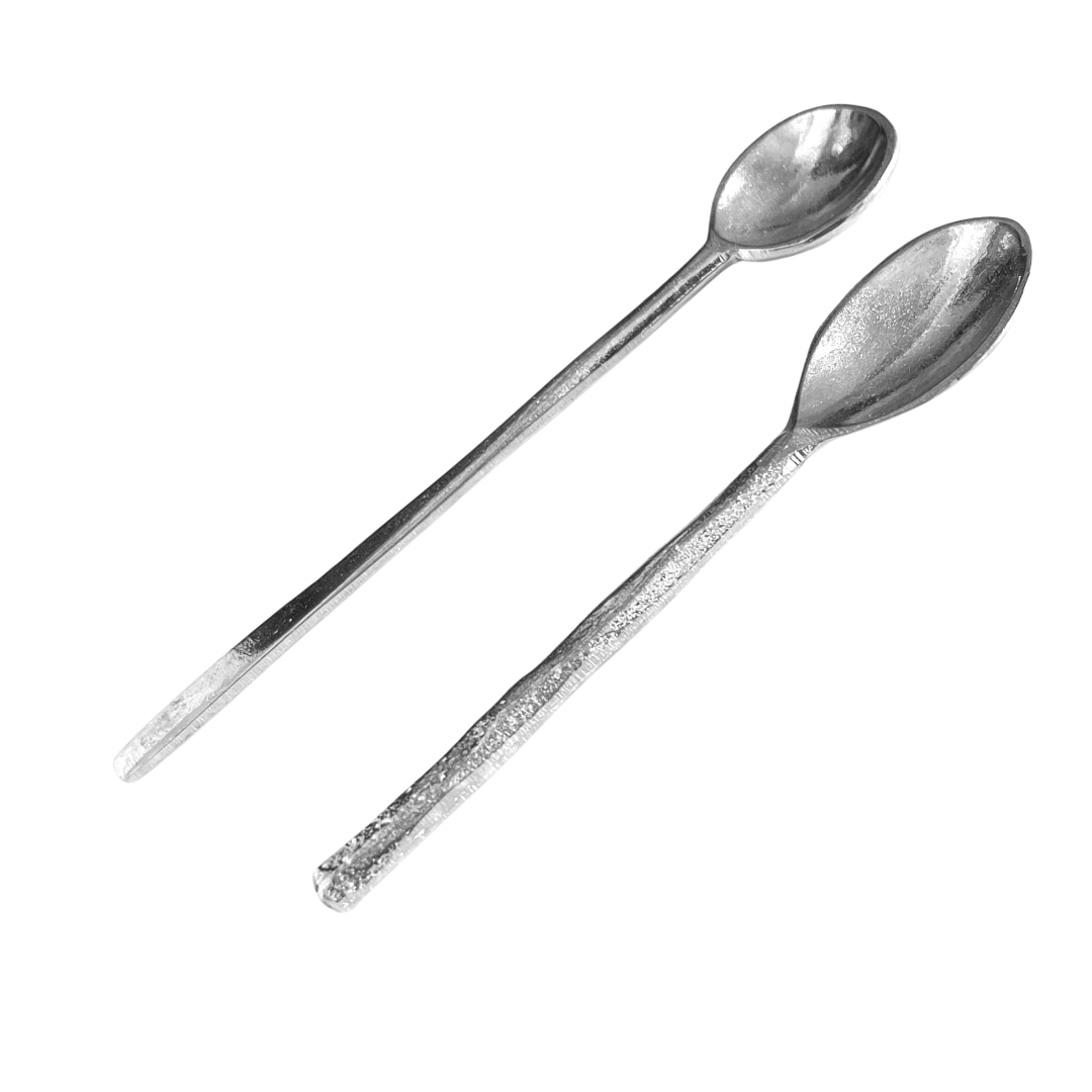 Vintage Pewter Salt Spoon - Mini Spoons - Spice Spoons