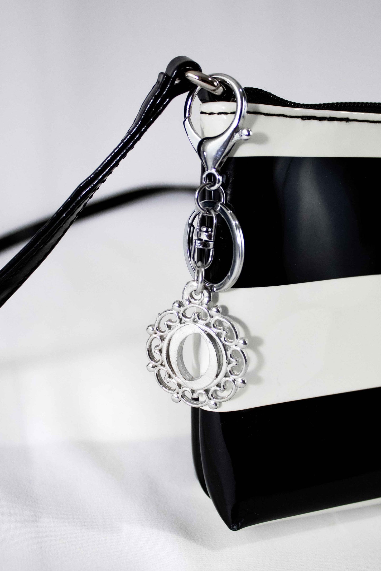 Custom Monogram Keychain and Bag Charm - Letter Initial Gifts