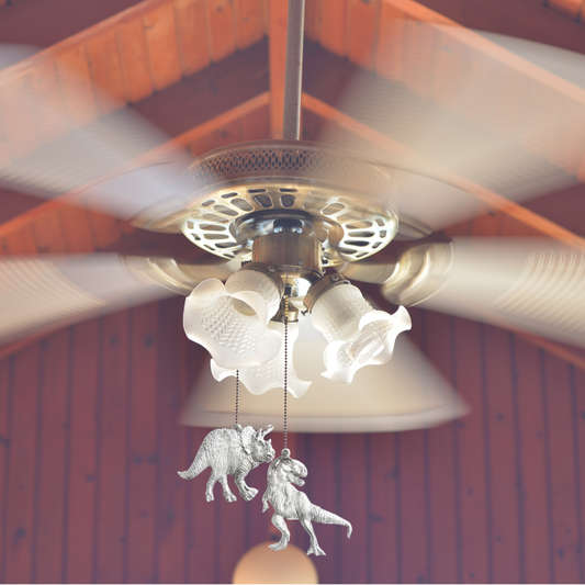 dinosaur ceiling fan pulls for kids room