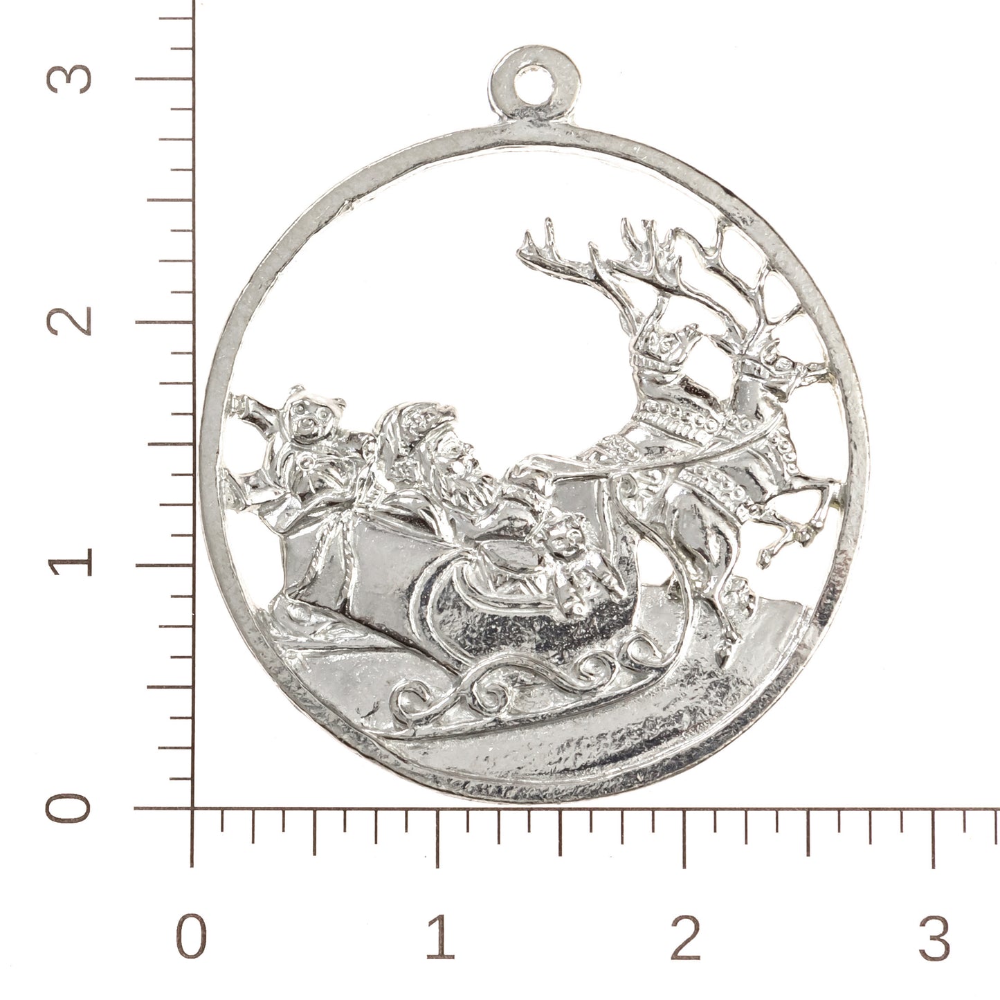 Santa Claus - Christmas Ornament - Pendant - Necklace  - Santa Jewelry