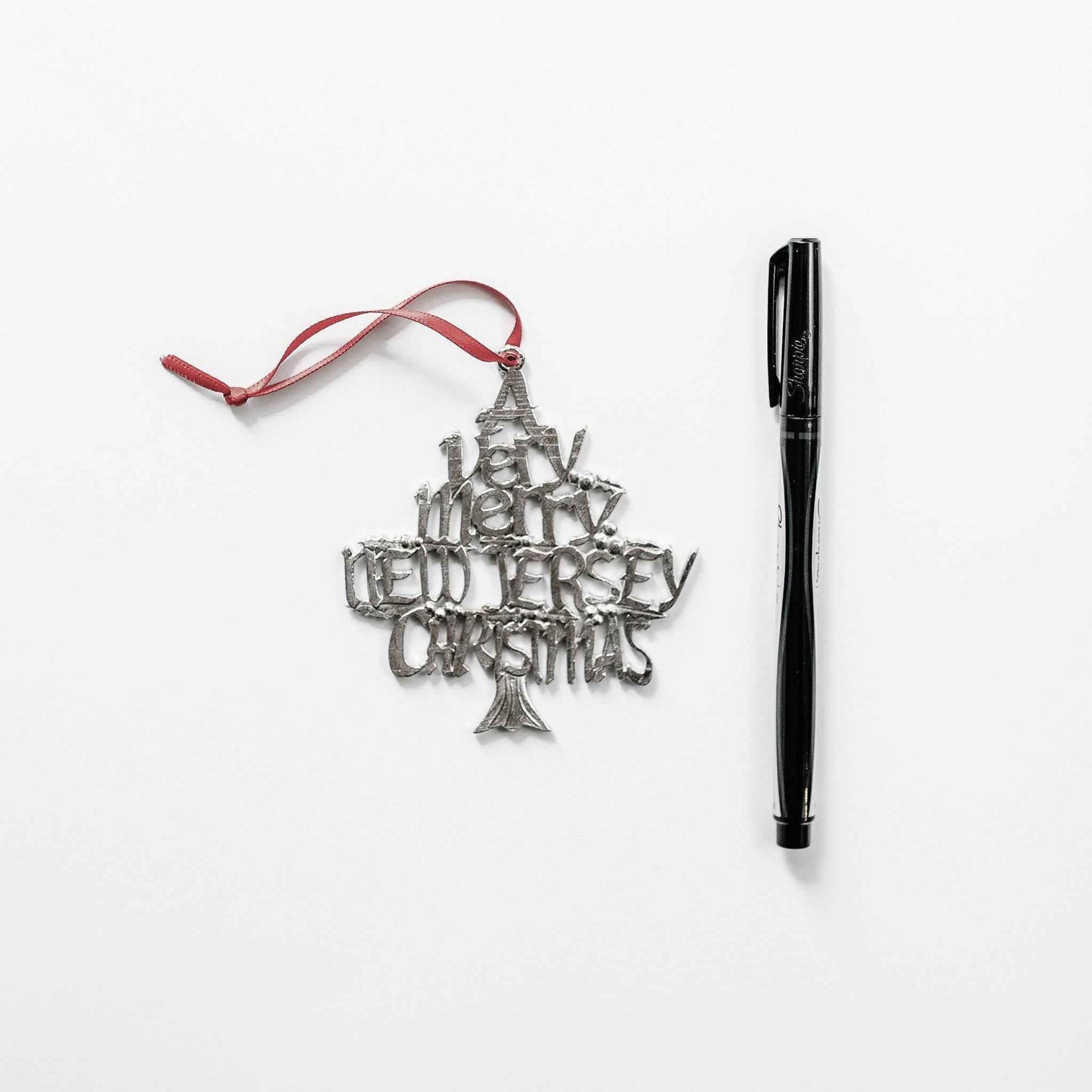 A Very Merry New Jersey Christmas Ornaments- New Jersey Gift