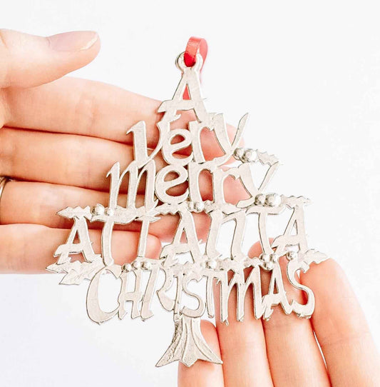 A Very Merry Atlanta Christmas Ornament - Atlanta Gift