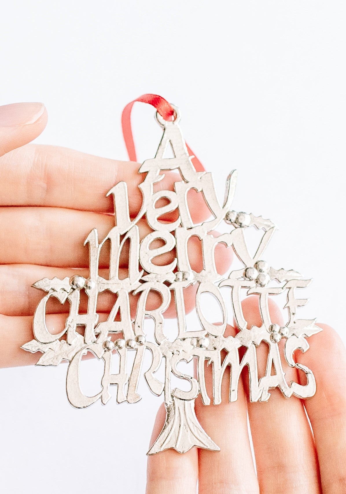 A Very Merry Charlotte Christmas Ornament - Charlotte Gift