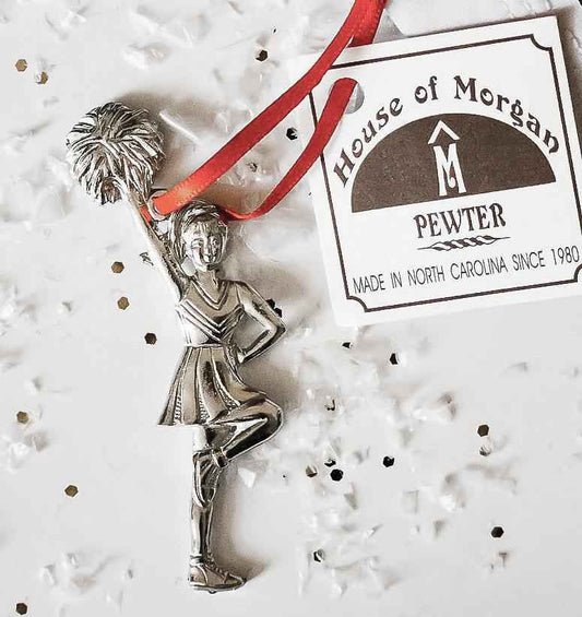 Cheerleader Christmas Ornament - Individual Design or Gift Set