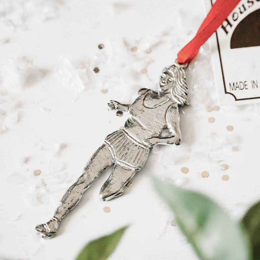 Female Runner Ornament - Cross Country Gift - Girl Running Ornament