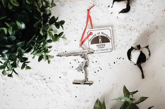 Gymnast on Balance Beam Christmas Ornament - Gift for Female Athlete