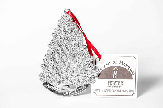 North Carolina Gifts - NC Fir Christmas Tree Pewter Ornament