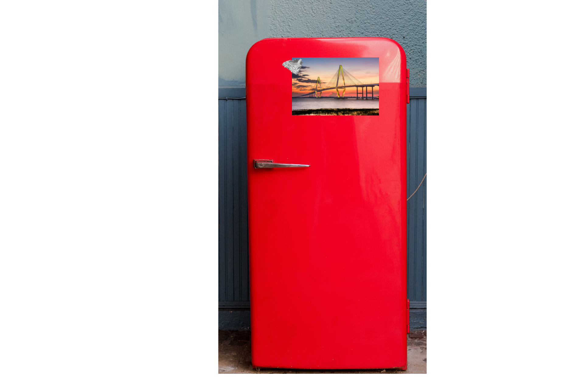 Handmade Pewter State Symbols Travel Refrigerator Magnet- South Carolina - House of Morgan Pewter