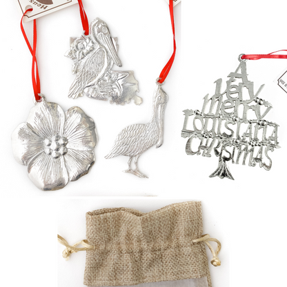 Lousiana State Symbols Ornament