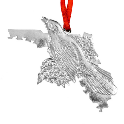 Florida Christmas Ornament - FL State Symbols and Outline