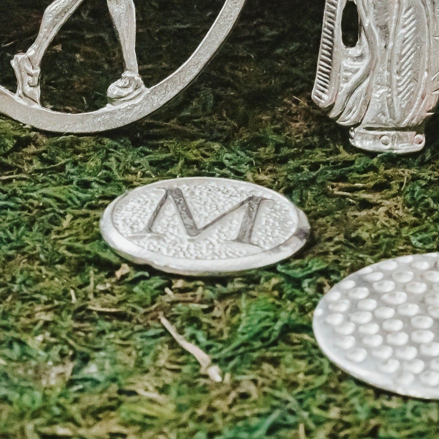 Unique Father's Day Gifts - Monogram Letter Golf Ball Marker