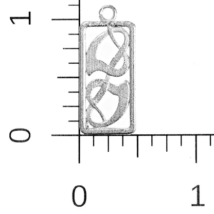 Heart Earrings - Heart Pewter Jewelry