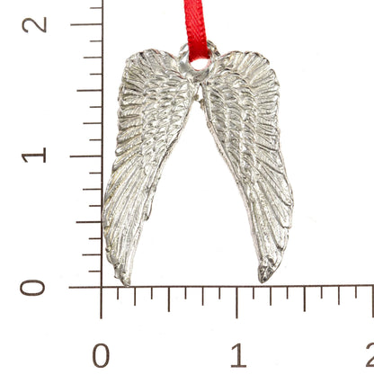 Small Guardian Angel Wings Christmas Ornament - Memorial Gift for Loved One