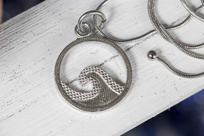 Ocean Gift - Beach Wave Pendant - Sea Jewelry