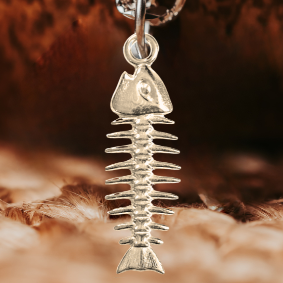 Fish and Fish Bones Jewelry - Nautical Pendant and Necklace Options