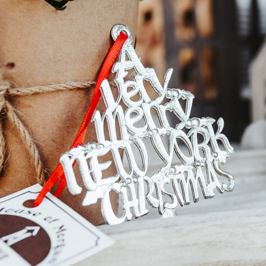 A Very Merry New York Christmas Ornament - New York Gifts
