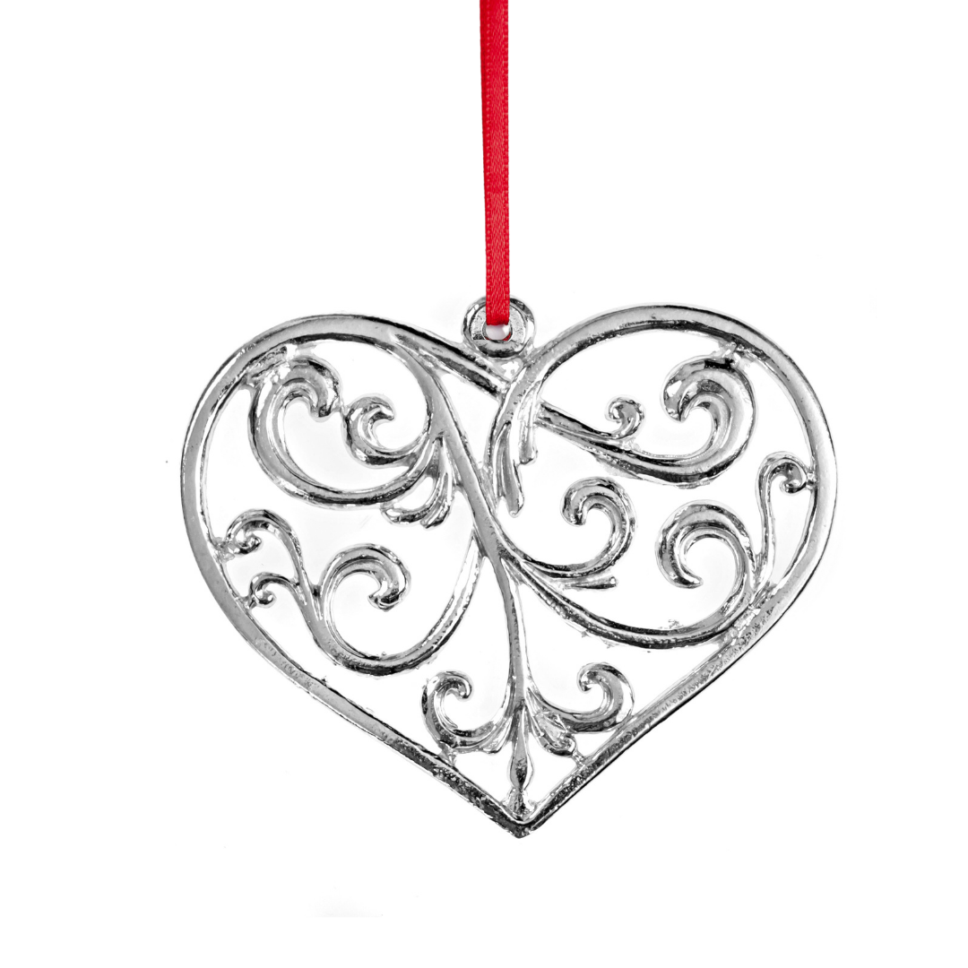 Pewter Heart Ornament