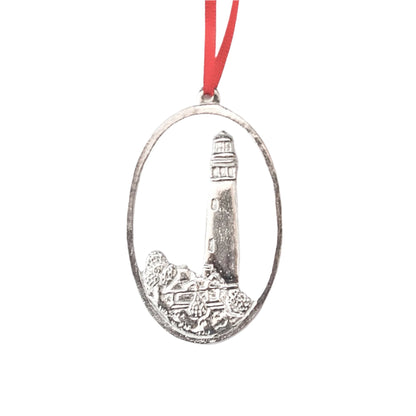 Pewter Currituck Lighthouse Ornament