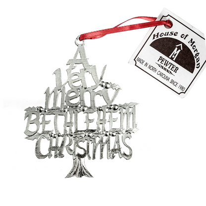handcrafted pewter HomeState ornament Bethlehem