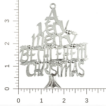handcrafted pewter HomeState ornament Bethlehem
