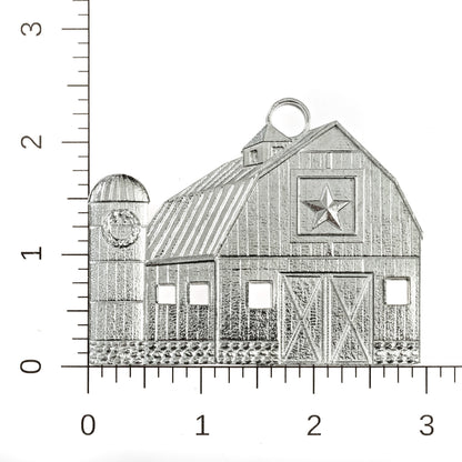 Farmhouse Christmas Ornament - Country Truck - Cast Iron Pan - Tobacco Basket - Silo Barn - Tobacco Leaf - Gift Set