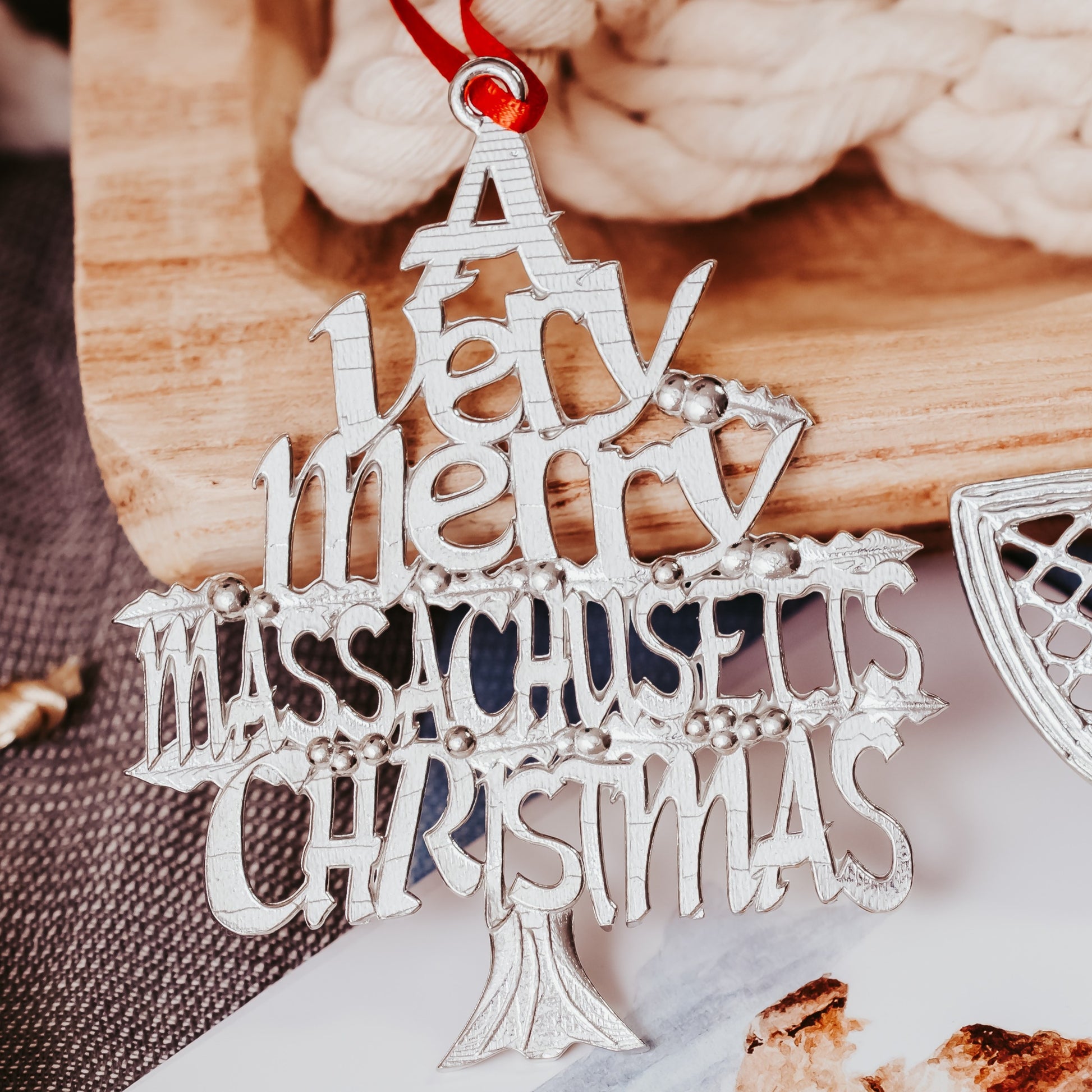 A Very Merry Massachusetts Ornaments