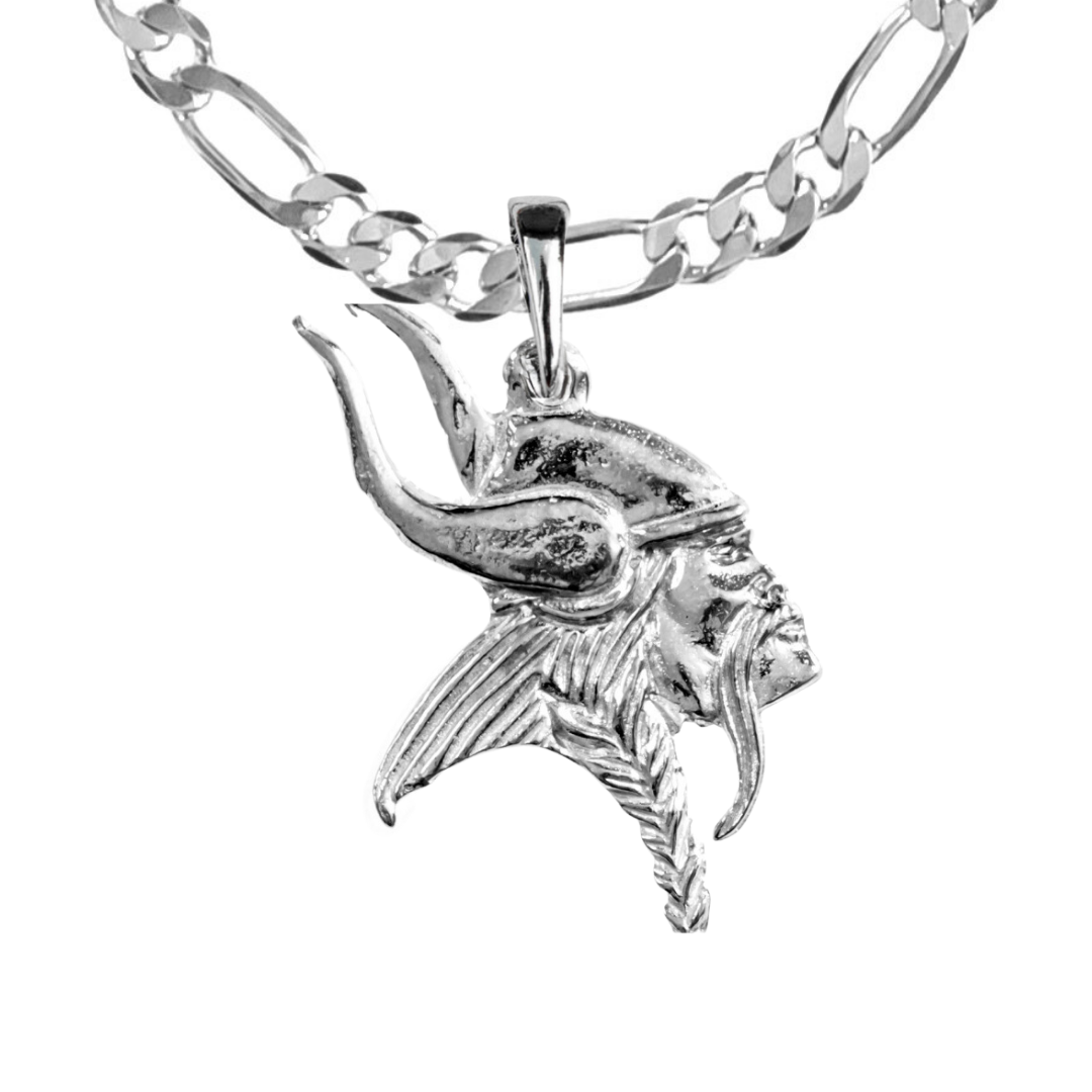 Masculine Viking Pendant and Necklace for Man