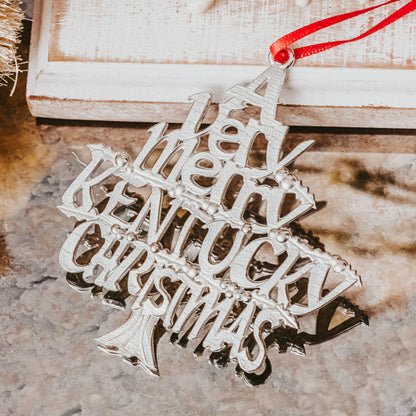 A Very Merry Christmas Ornament - Home Town Collection of States