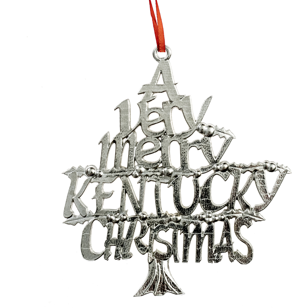 handcrafted pewter HomeState ornament  Kentucky