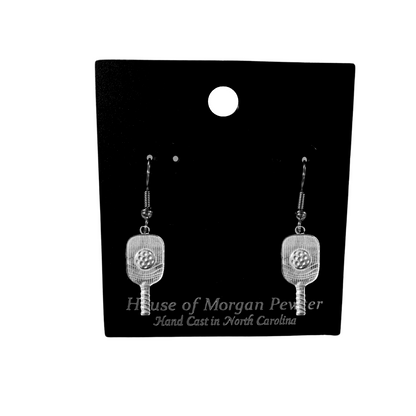 Silver Pewter Metal Pickleball Jewelry Top Gift Ideas - House of Morgan Pewter
