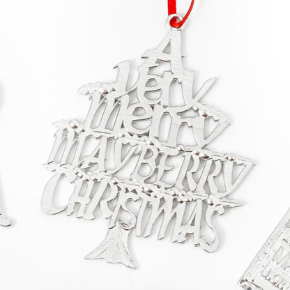 Mayberry Sheriff Badge Ornament - Gone Fishing Christmas Ornament - Perfect Gift for Sheriff Fans