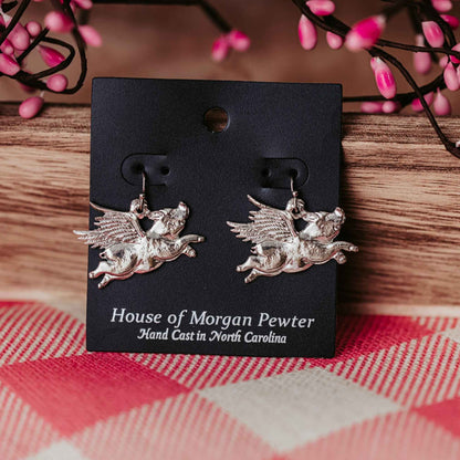 Animal Charm Earrings - Horse - Cat - Frog - Turtle - Owl - Hummingbird - Butterfly - Gamecock - Bunny - Bee - Several Options