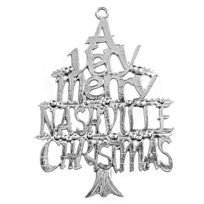 handcrafted pewter HomeState ornament Nashville