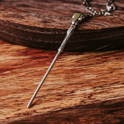 Harry Potter Wand Pendant Necklace - Made in the USA