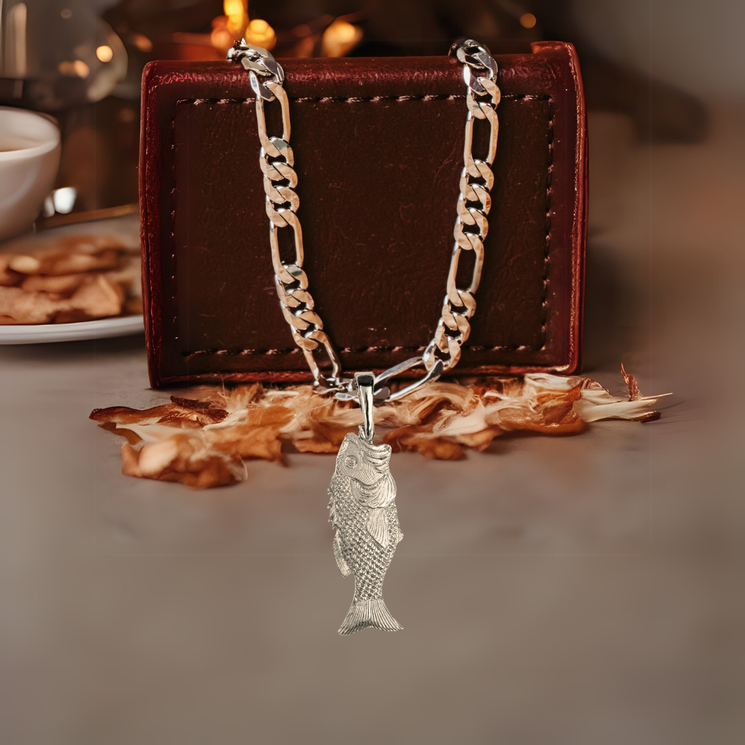 Fish and Fish Bones Jewelry - Nautical Pendant and Necklace Options