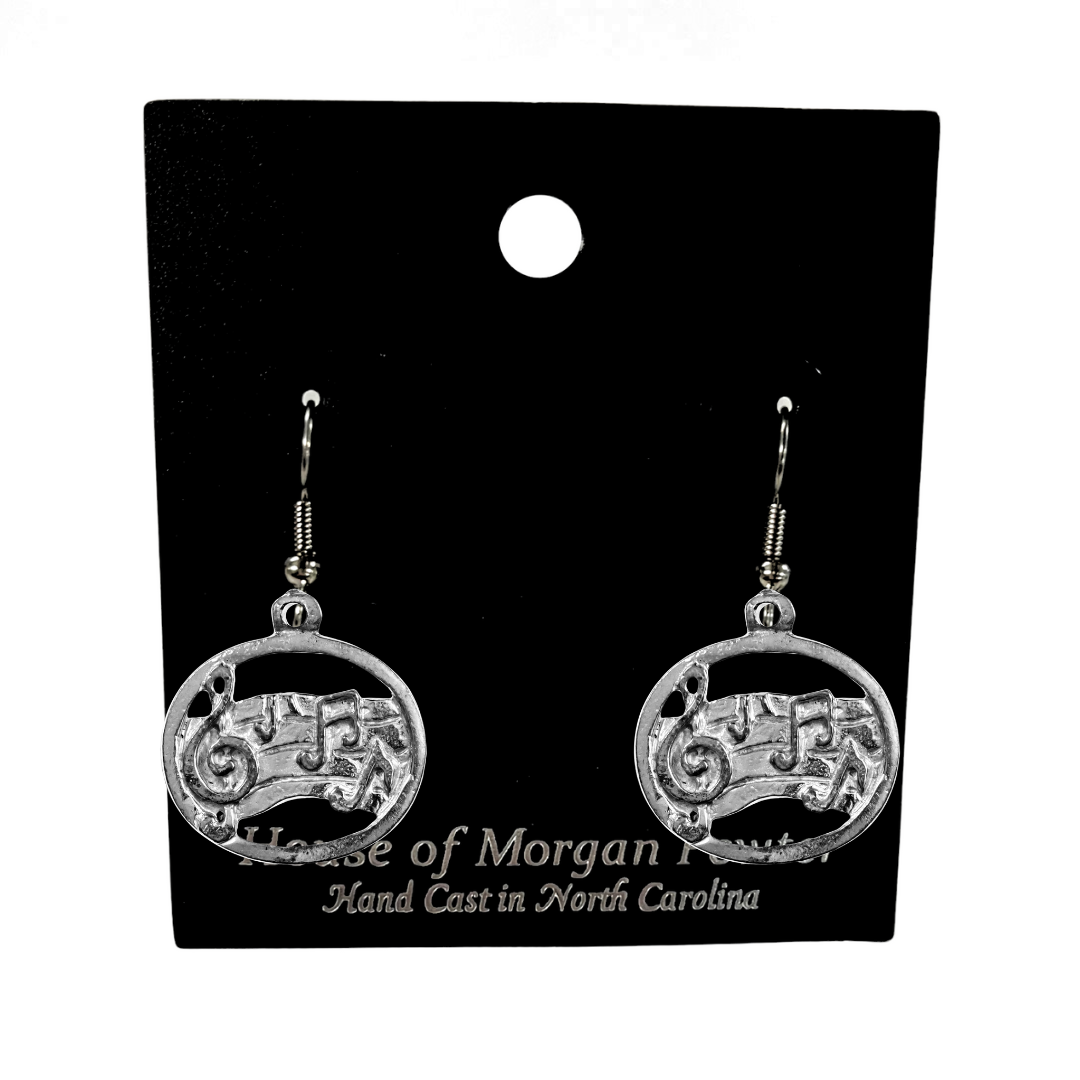 Music Jewelry - Musical Earrings and Pendant Necklace Options