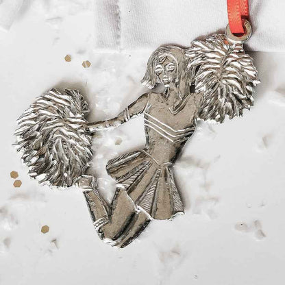 Cheerleader Christmas Ornament - Individual Design or Gift Set