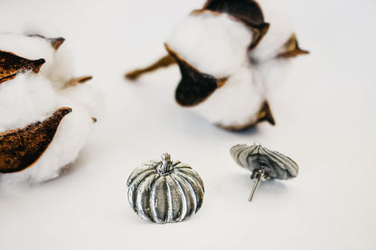 Minimalist Pumpkin Earrings