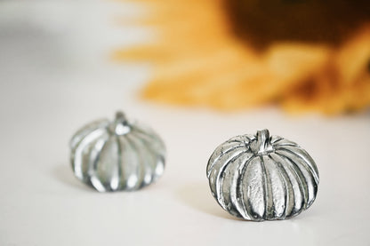 Pumpkin Stud Earrings
