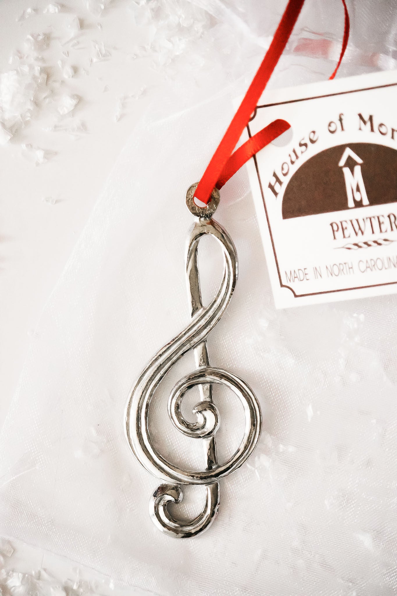 Music Note Gift - G Clef - Sixteenth Note - Music Symbols Christmas Ornament